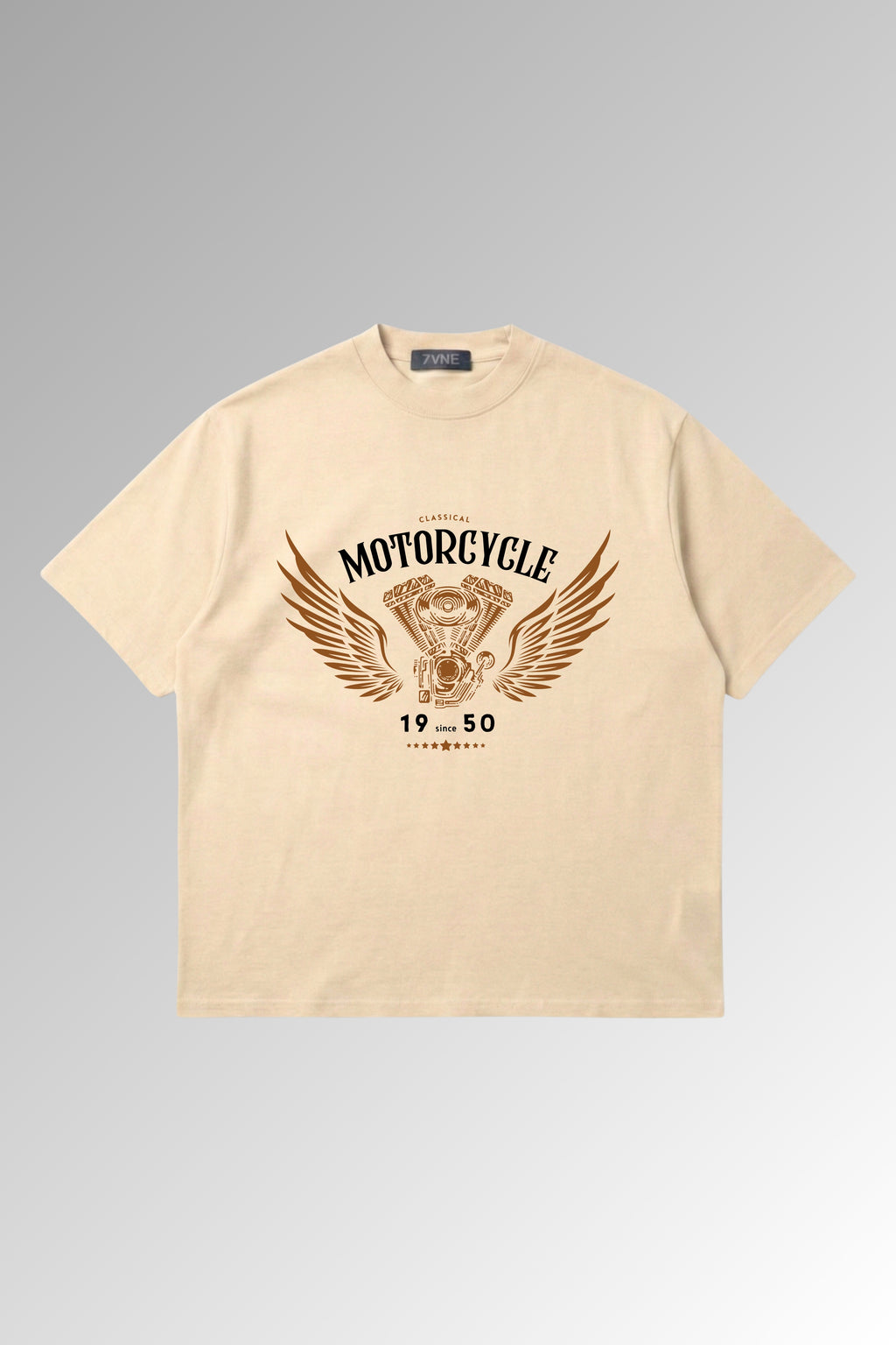 Classical Motorcyle - Drop Shoulder T-shirt