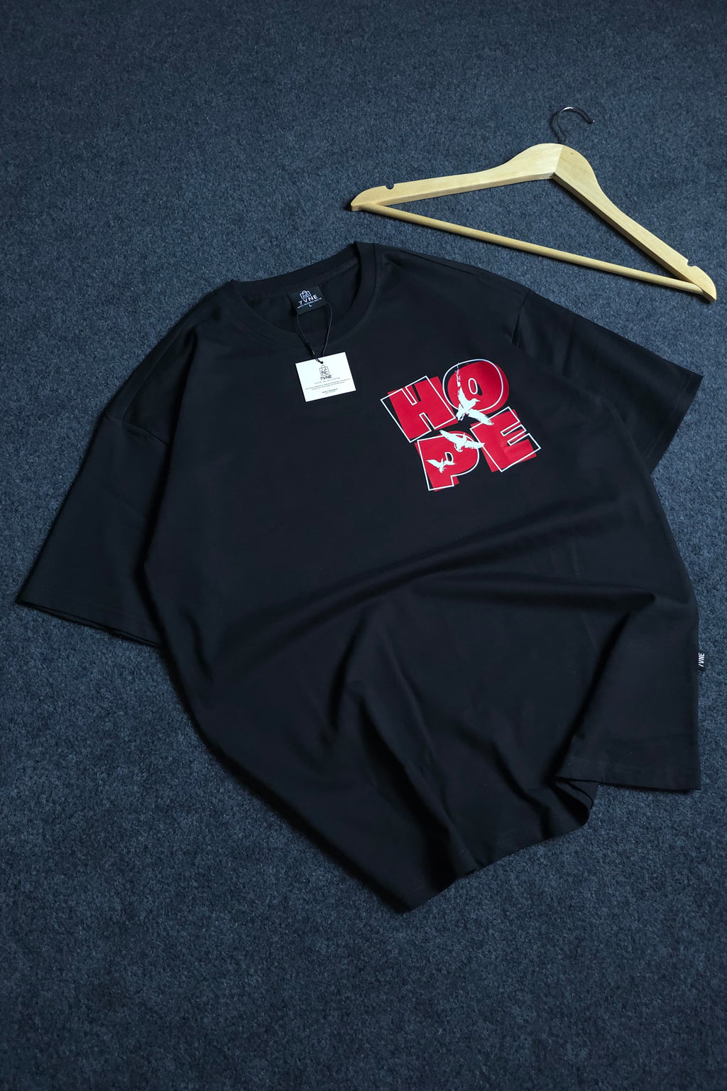 Hope Flying Bird - Drop Shoulder T-shirt