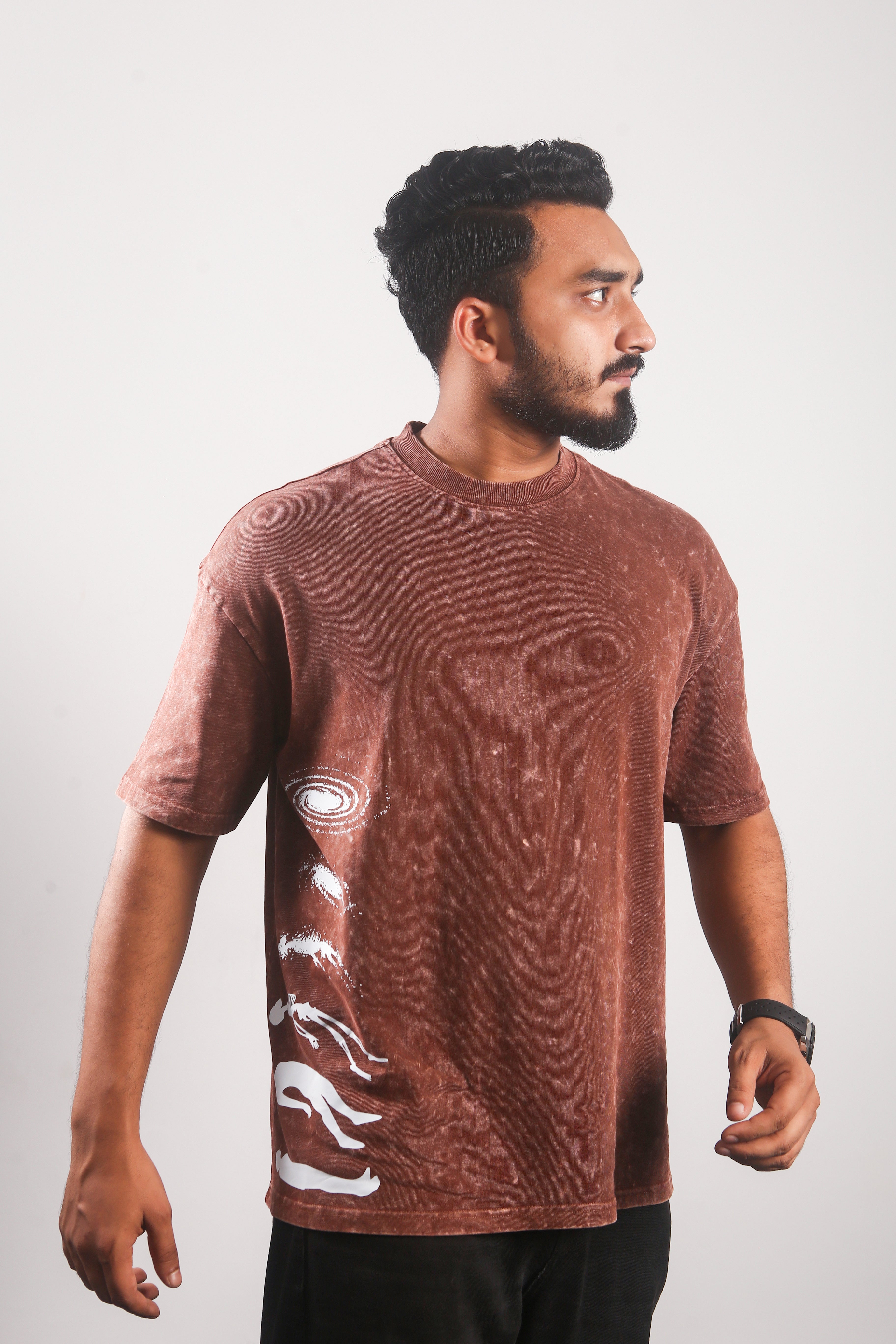 Human to Galaxy - Drop Shoulder T-shirt