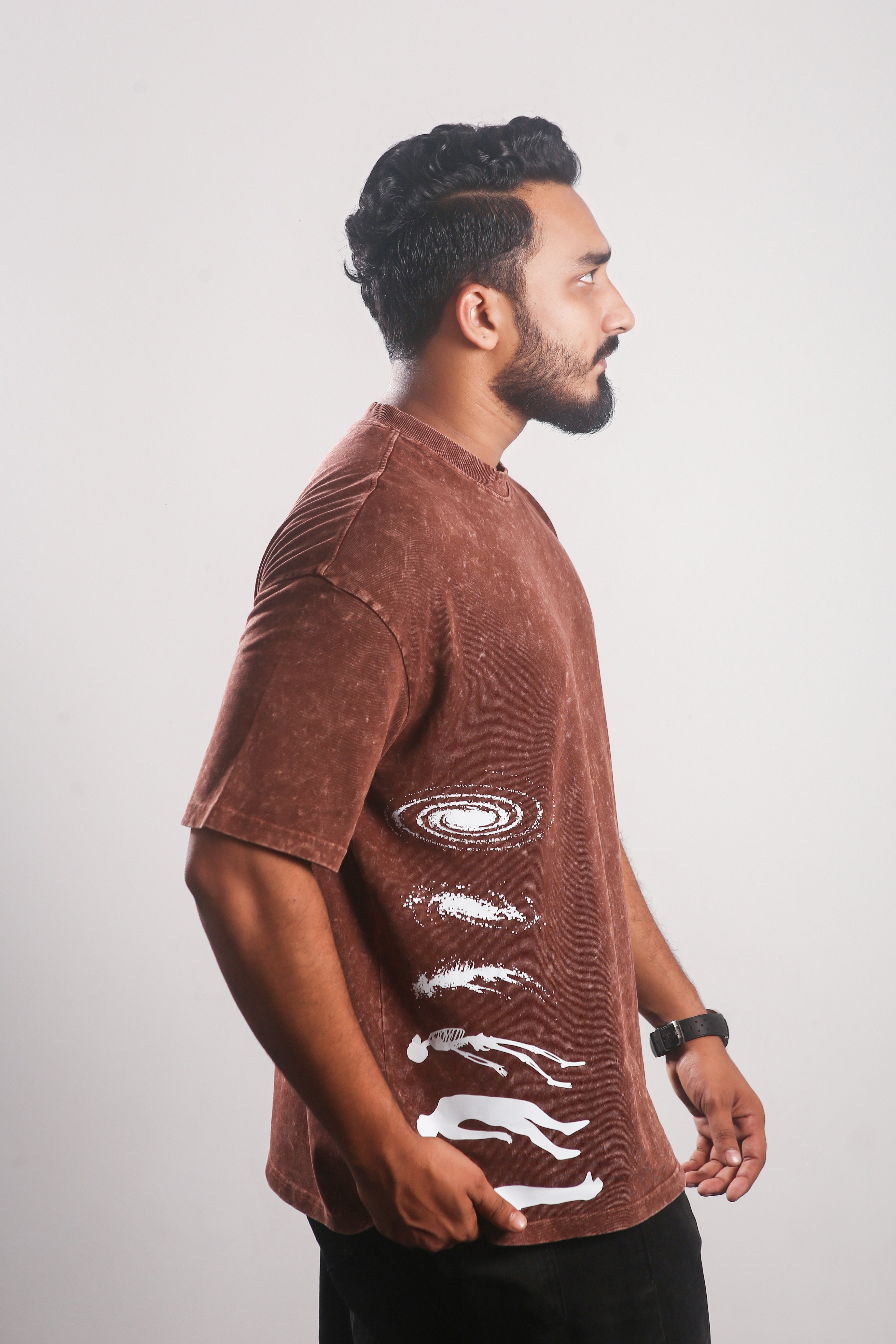 Human to Galaxy - Drop Shoulder T-shirt