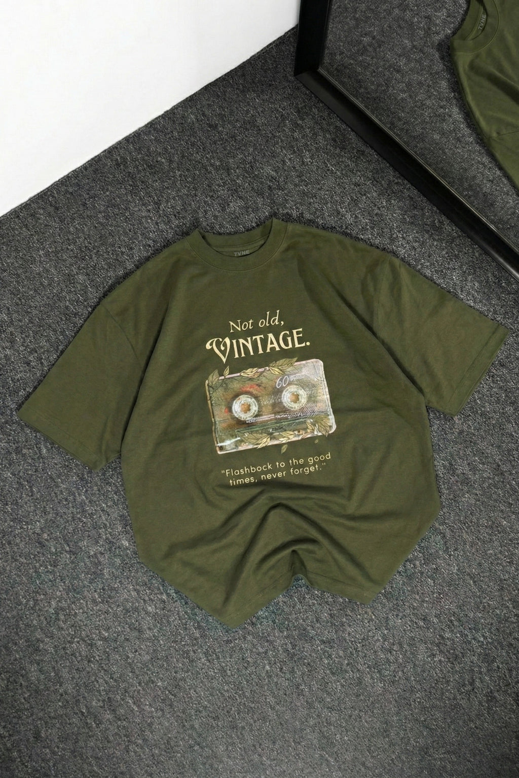 Not Old, VINTAGE - Drop Shoulder T-shirt (XL size only)