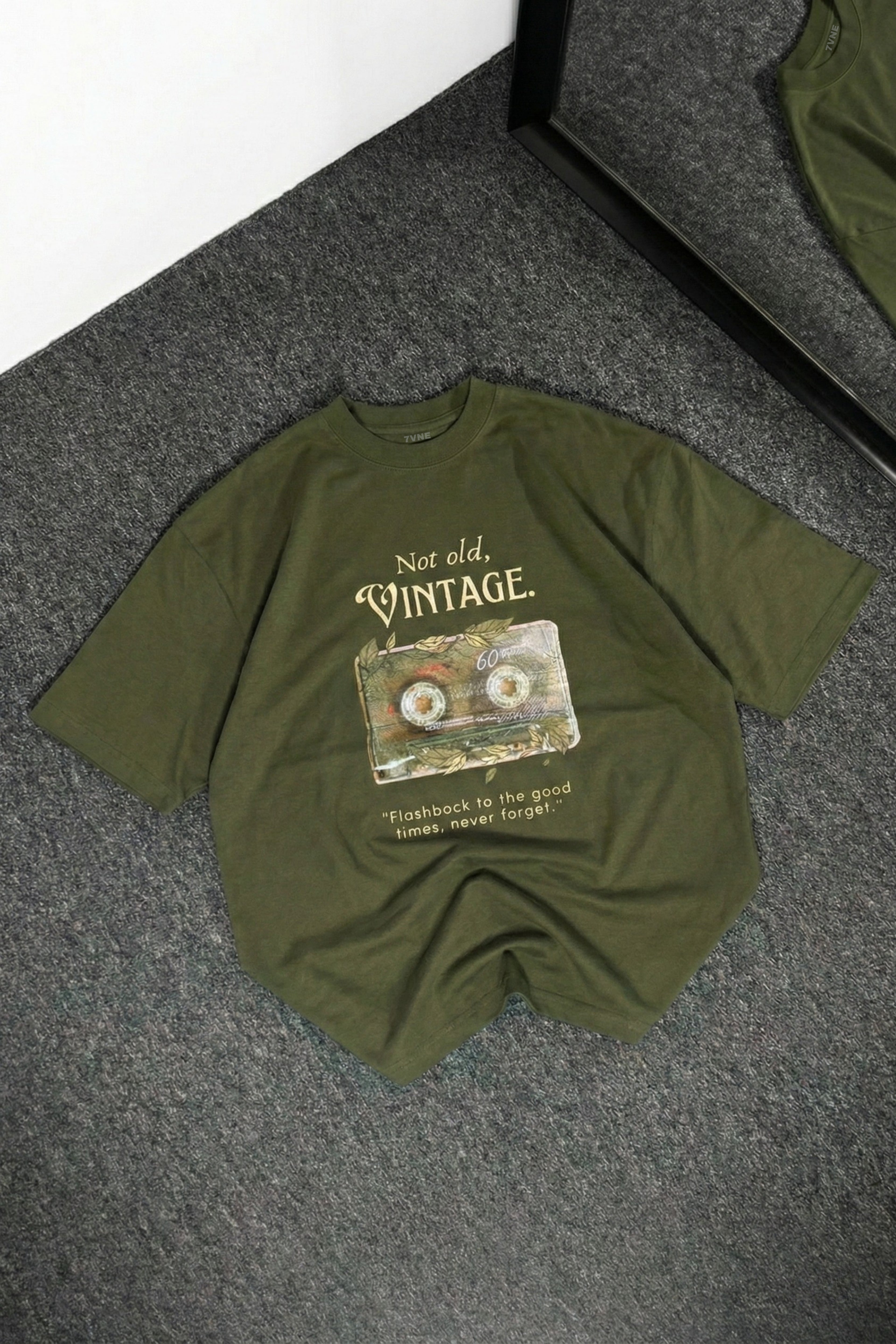 Not Old, VINTAGE - Drop Shoulder T-shirt (XL size only)