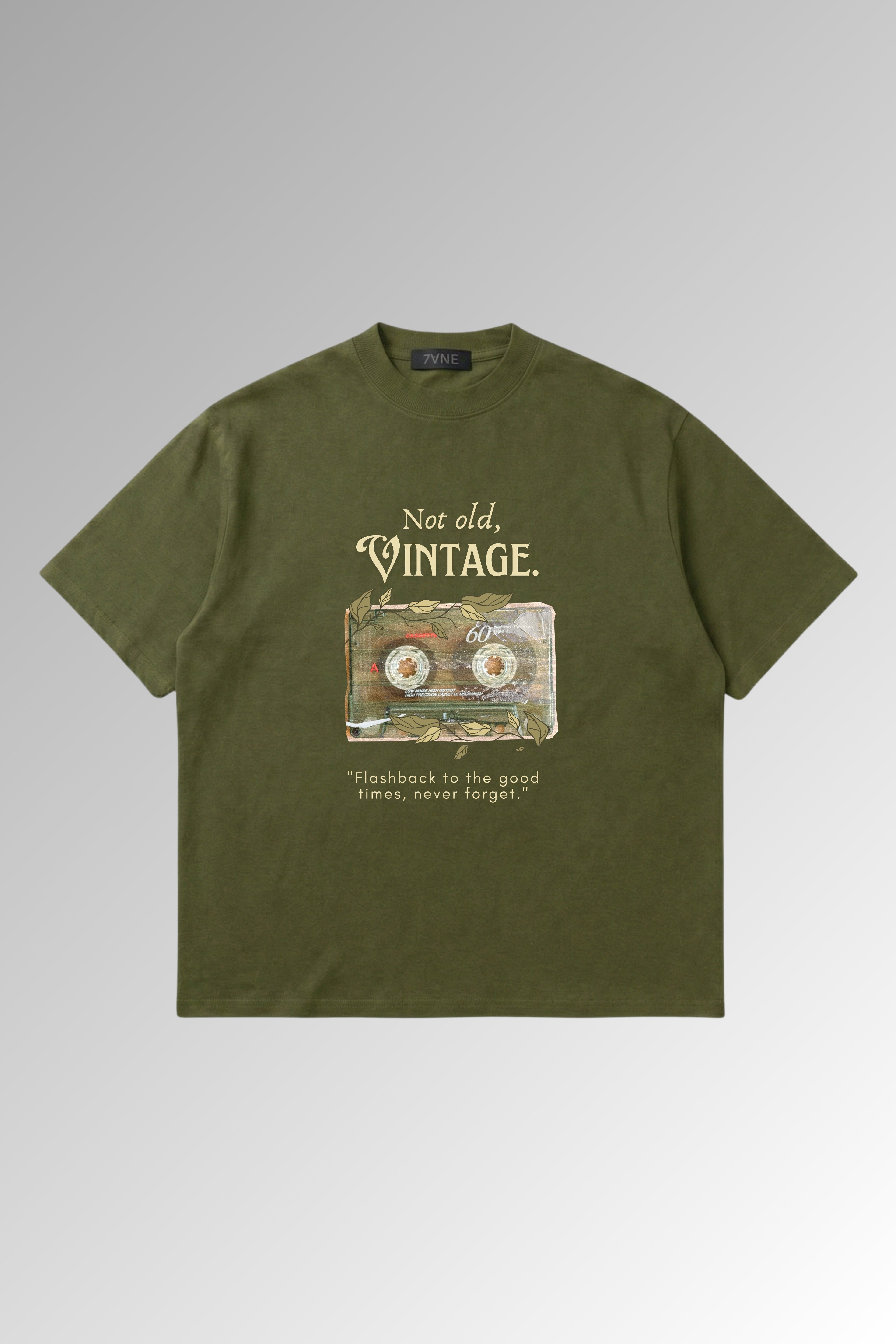 Not Old, VINTAGE - Drop Shoulder T-shirt (XL size only)