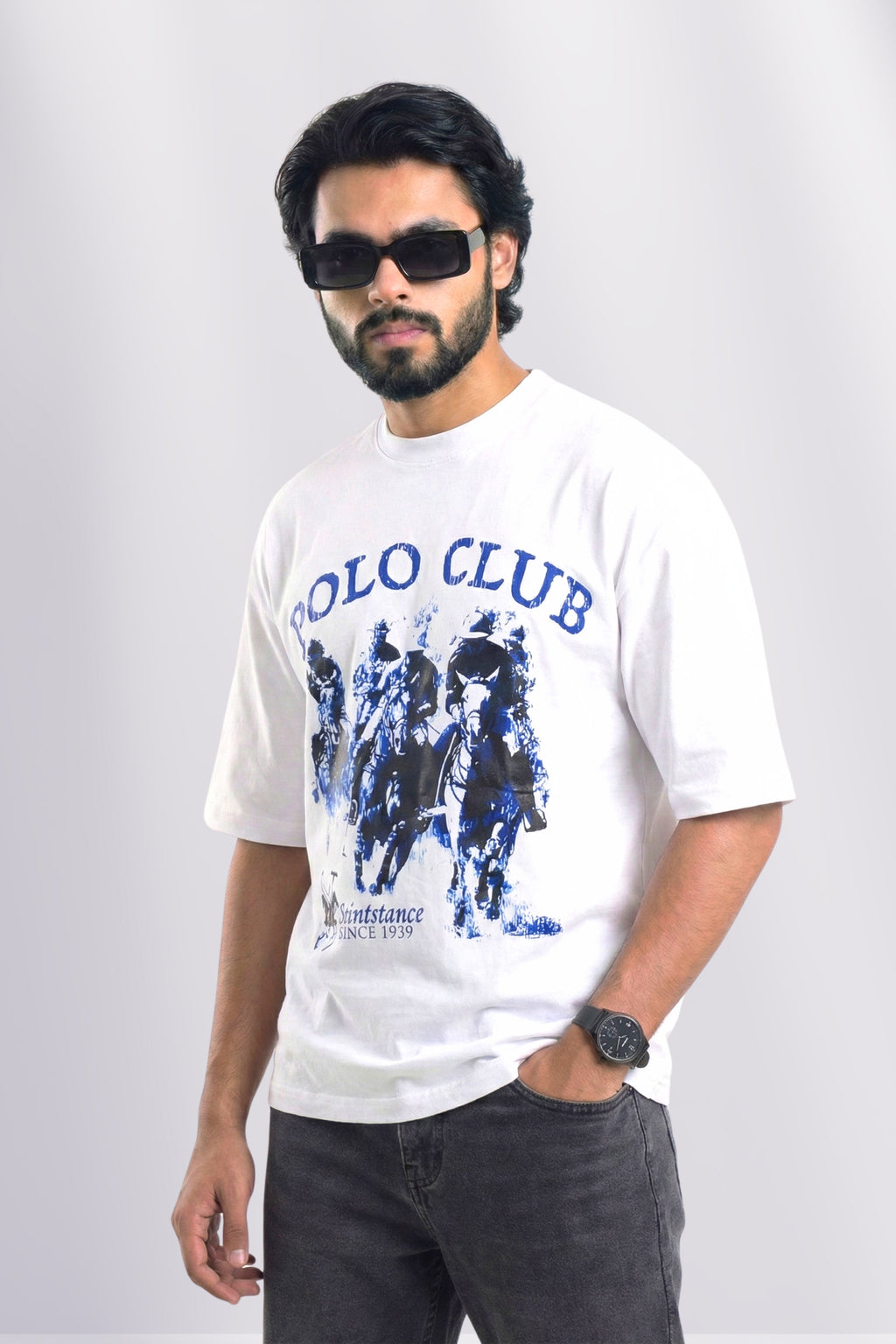 POLO CLUB - Drop Shoulder T-shirt